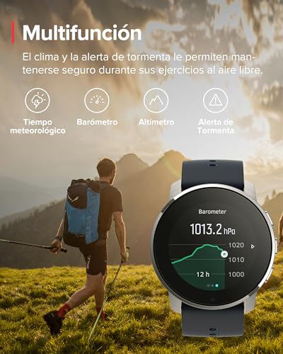 Suunto 9 Peak Reloj deportivo GPS con batería de muy larga duración y medición de frecuencia cardiaca en la muñeca