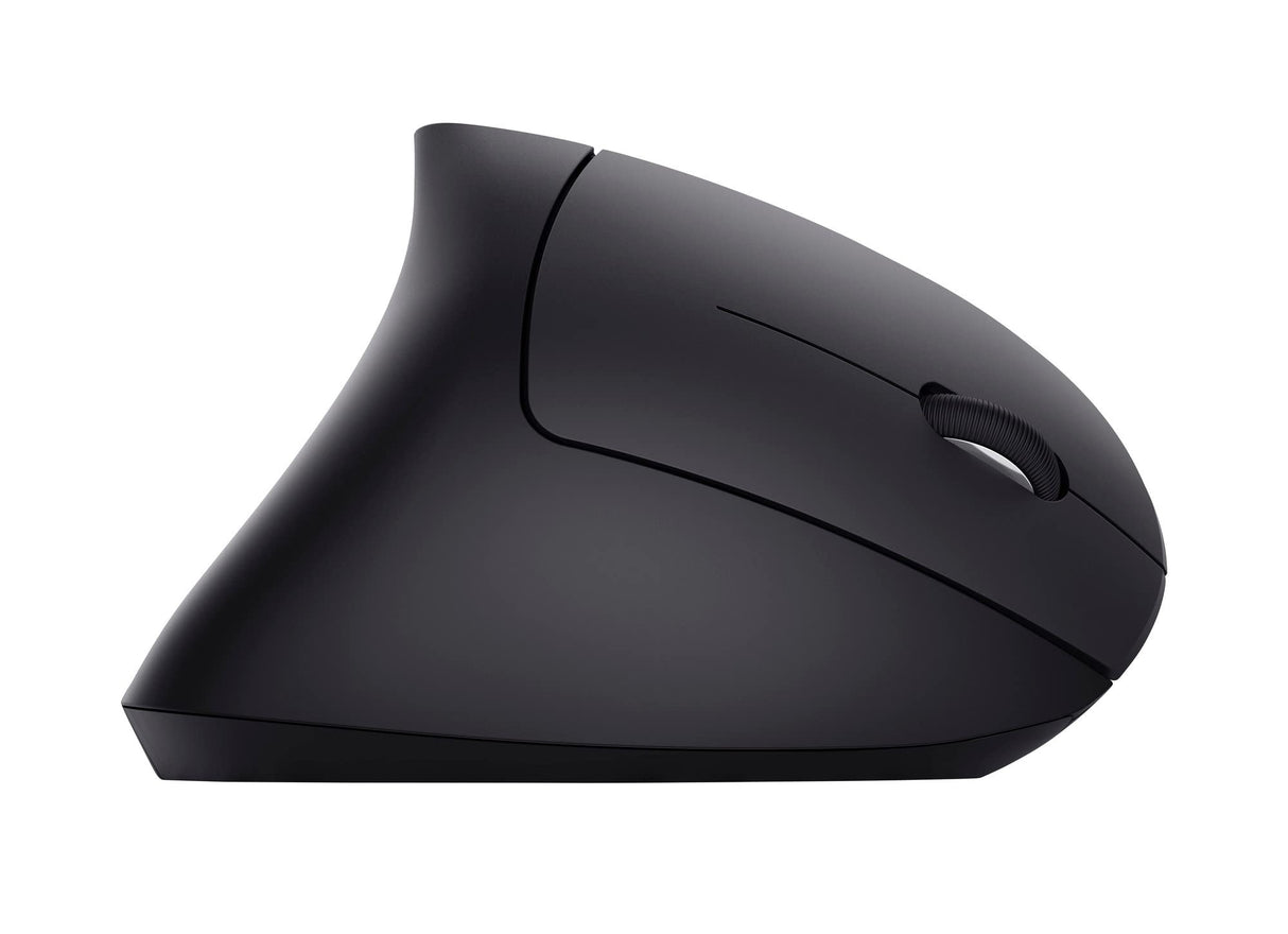 Trust Verto 60 Pack - 60x Ratón Vertical Inalámbrico, Ratón Ergonómico, 800/1200/1600 dpi, 2.4GHz, Microrreceptor USB, para PC, Ordenador, Laptop, Desktop, Mac, Pilas Incluidas - Negro