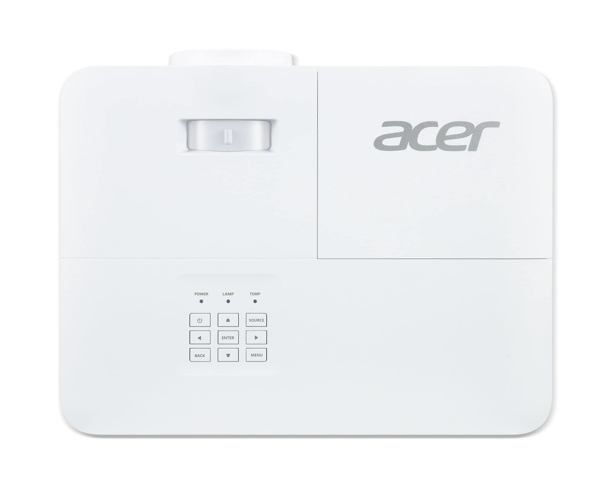 Acer H6546Ki - Proyector DLP (1080p Full HD (1920 x 1080 píxeles), 5.200 lúmenes ANSI, Contraste 10.000:1, 3D, Keystone, 1 Altavoz de 3 W, 2 HDMI 1.4a (HDCP), Conector de Audio, Color Blanco