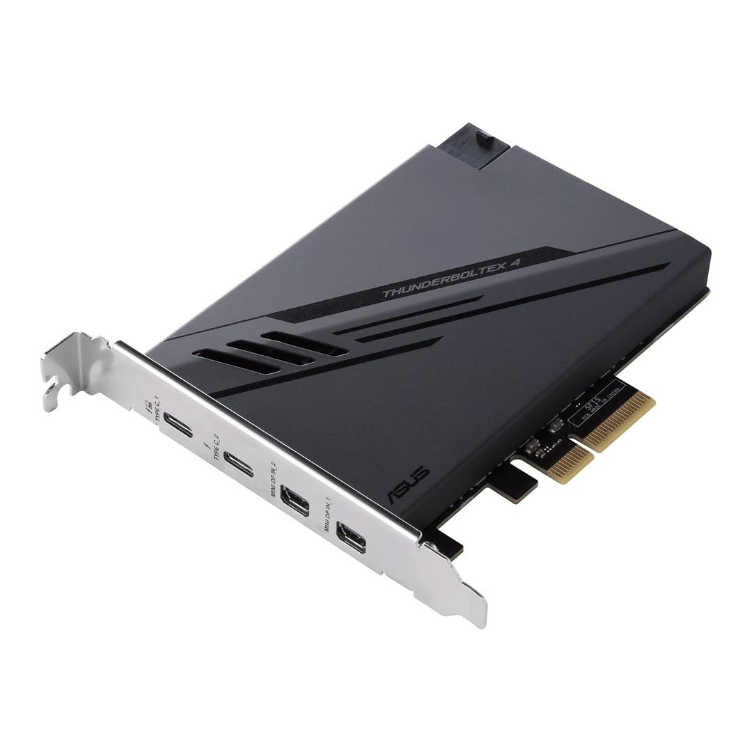 ASUS ThunderboltEX 4 – Adaptador Thunderbolt – PCIe 3.0 x4 – Thunderbolt 4 x 2, 90MC09P0-M0EAY0