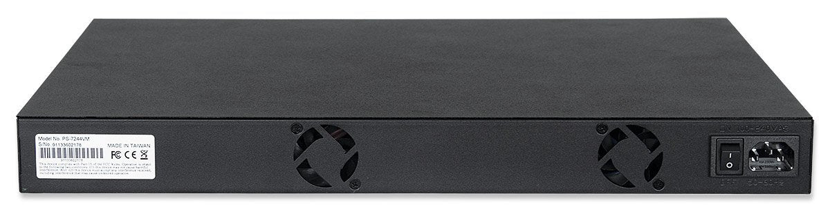 Intellinet 561372 Switch de red (Gestionado, Gigabit Ethernet (10/100/1000), Bidireccional completo (Full duplex), Energía sobre Ethernet (PoE), Montaje en rack)