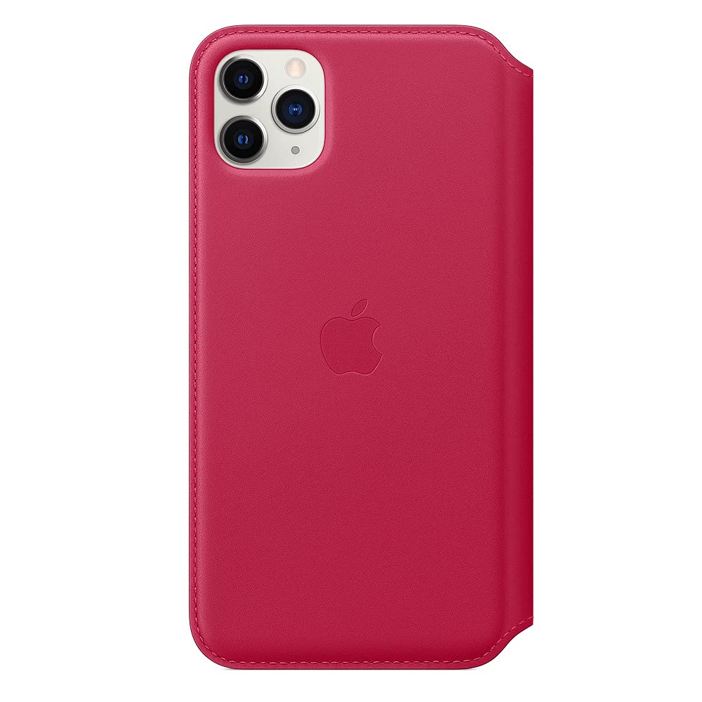 Apple Funda Leather Folio (para el iPhone 11 Pro MAX) - Frambuesa
