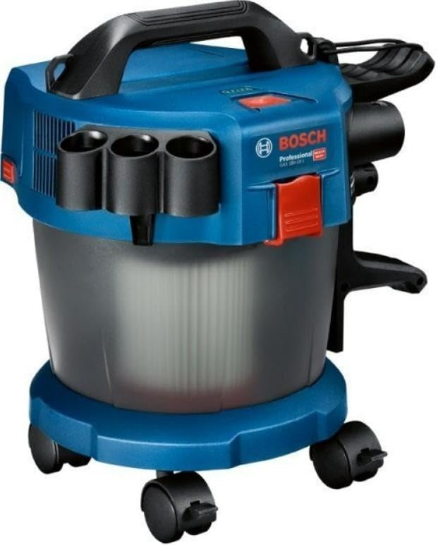 Bosch Professional 18V System GAS 18V-10 L - Aspirador a batería (depósito 10 l, 90 mbar, ruedas, sin batería)