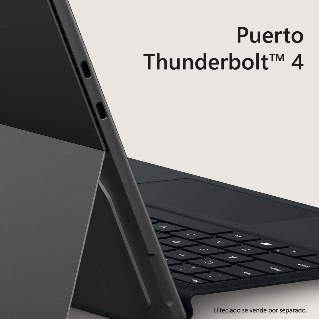 Microsoft Surface Pro 9 - (Intel Core EVO i7-1255U, 16GB RAM, 512GB SSD con Iris Xe graphics y Windows 11), Negro