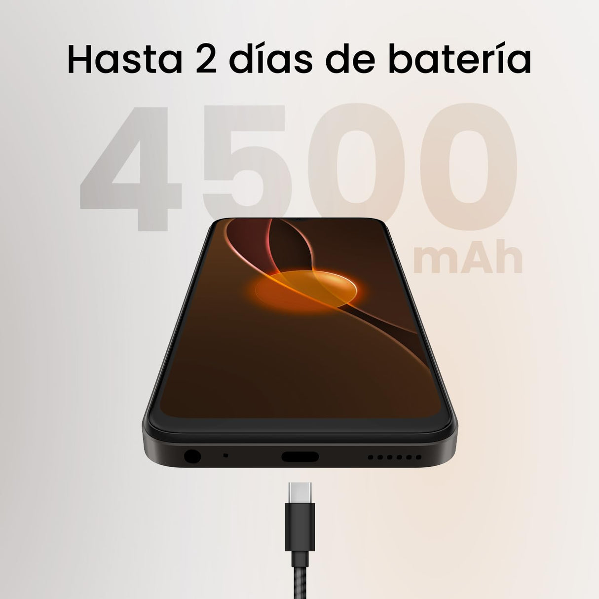 SPC Discovery SE – Smartphone de 3+32GB, Pantalla 6.5” HD+, desbloqueo Facial, 4G, Doble cámara Trasera 13MP con IA, batería 4500 mAh con Carga inversa, Android 13 – Color Dark Matter