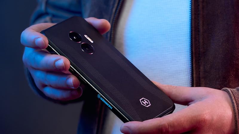 Resistente Smartphone blindado Hammer Blade V 5G Impermeable Gran batería 5000mah eSim IP69 cámara 50mpx Pantalla nítida 6.59 HD+ Volte y VoWiFi 256GB Unidad