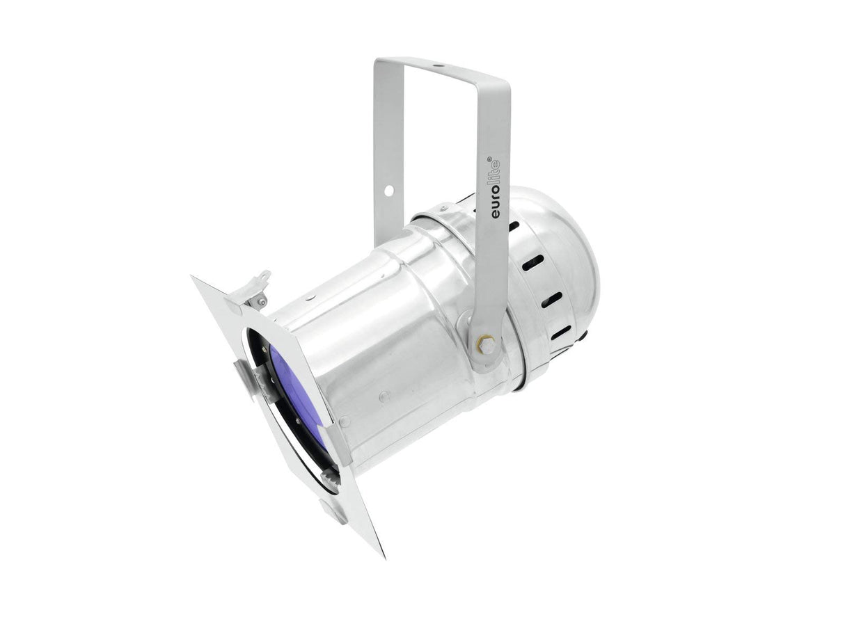Cob Pestañas 059.872 Eurolite LED PAR-56 RGB 100 W Plata