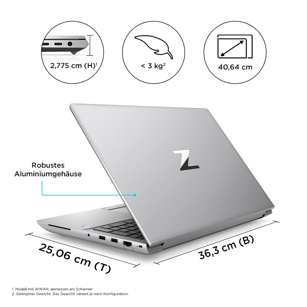 HP ZBook Fury 16 G9 i7 16 N W11P 62U64EAABD