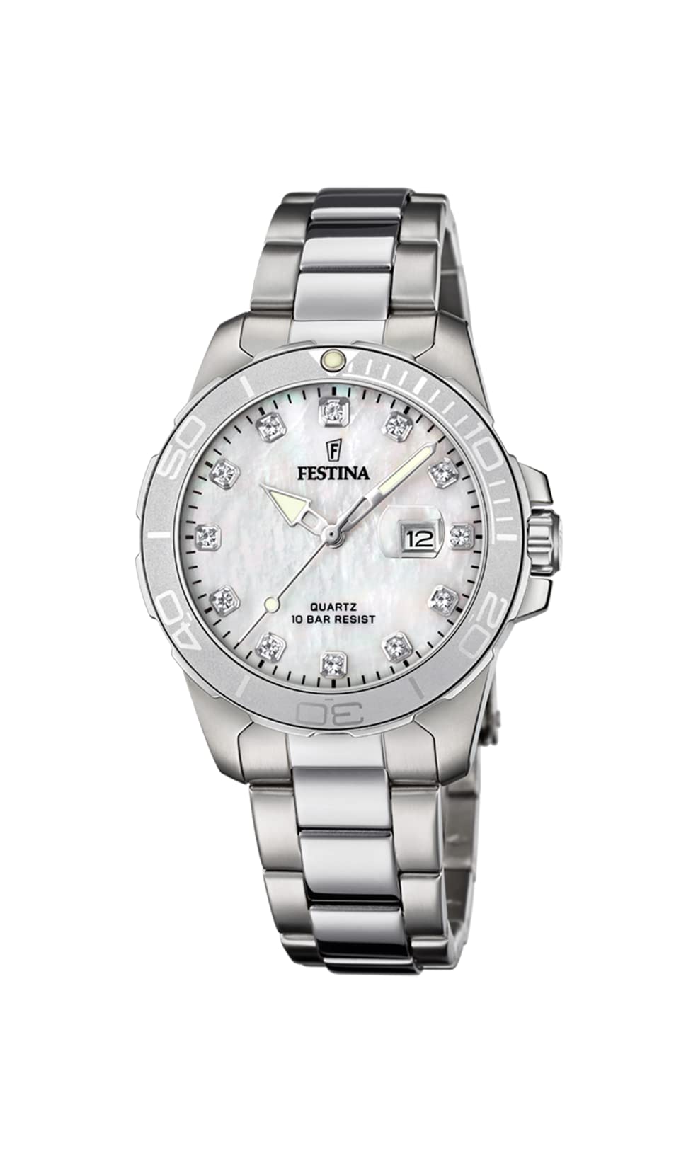 Reloj FESTINA para Mujer F20503/1 Boyfriend Collection Caja de Acero Inoxidable 316l Gris Plata Correa de Acero Inoxidable 316l Gris Plata