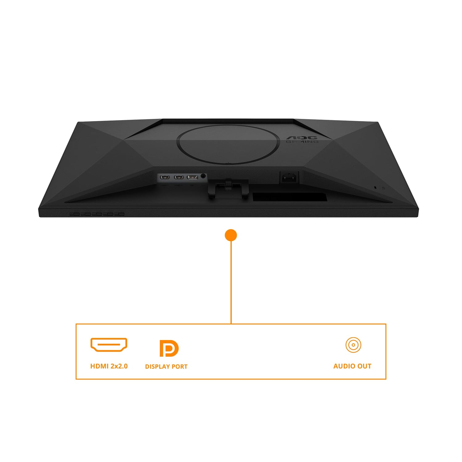 AOC Agon Pro AG326UDAM - Monitor Gaming OLED UHD de 32 Pulgadas, 165 Hz, 0,03 ms, HDR400, FreeSync Prem. Pro, compilación G-Sync. (3840x2160, 2X HDMI 2.1, 1x DP 1.4, concentrador USB) Negro Gris