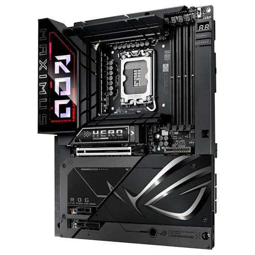 ASUS ROG Maximus Z890 Hero BTF - Placa Base Intel ATX, diseño de Conector Oculto, Ranura de Alta Potencia para gráfica, 22+1+2+2 etapas de Potencia, DDR5, PCIe 5.0 Compatible con GPU Next-Gen