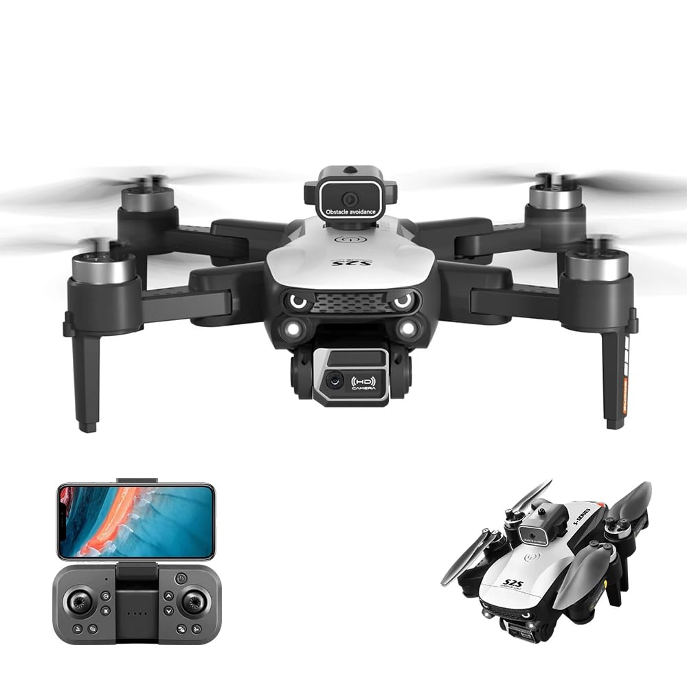 LUXWALLET Libra Spectra – 2025 Editie - Drone Met Laser Obstakel Ontwijking - Dual-Camera Systeem – Optische Vlieg Positionering – Stijgen En Landen Met EEN Knop – Headless Modus