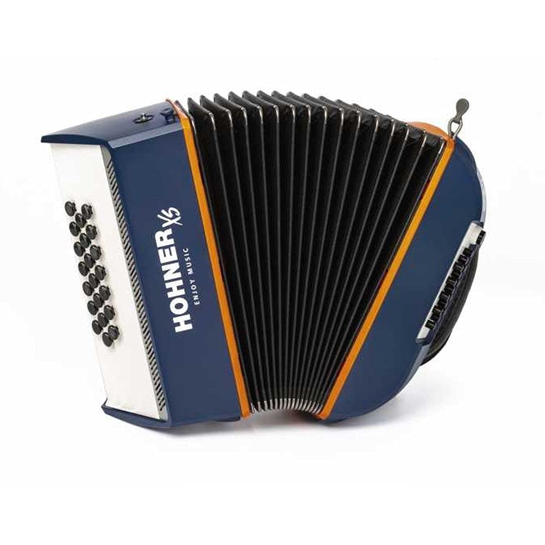 Hohner XS Child - Acordeón infantil con botones (+ funda)