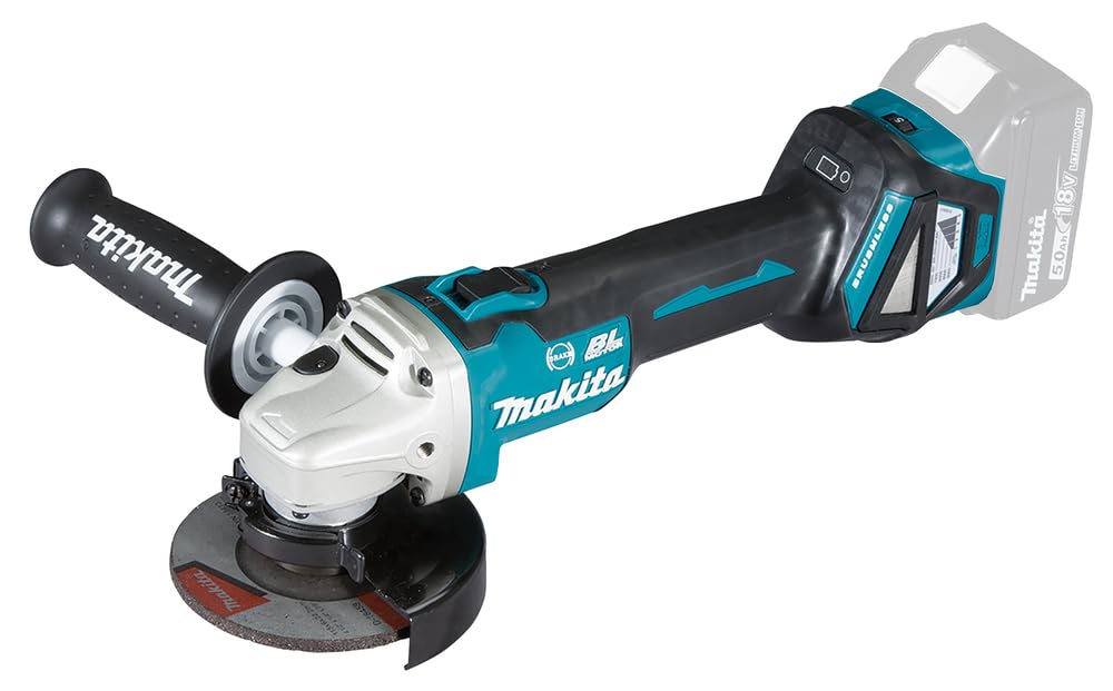 Makita DGA463Z 18V Li-Ion LXT sin escobillas 115mm amoladora angular – Baterías y cargador no incluidos