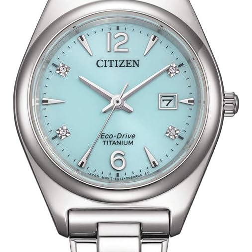 CITIZEN Reloj Analógico para Mujeres de con Correa en Titanio EW2601-81M