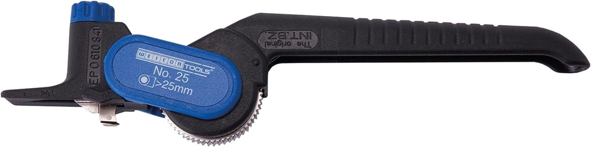 WEICON TOOLS Pelador de Cubierta Exterior No. 25 | Para cubiertas de hasta 5 mm | Cortes redondos y longitudinales