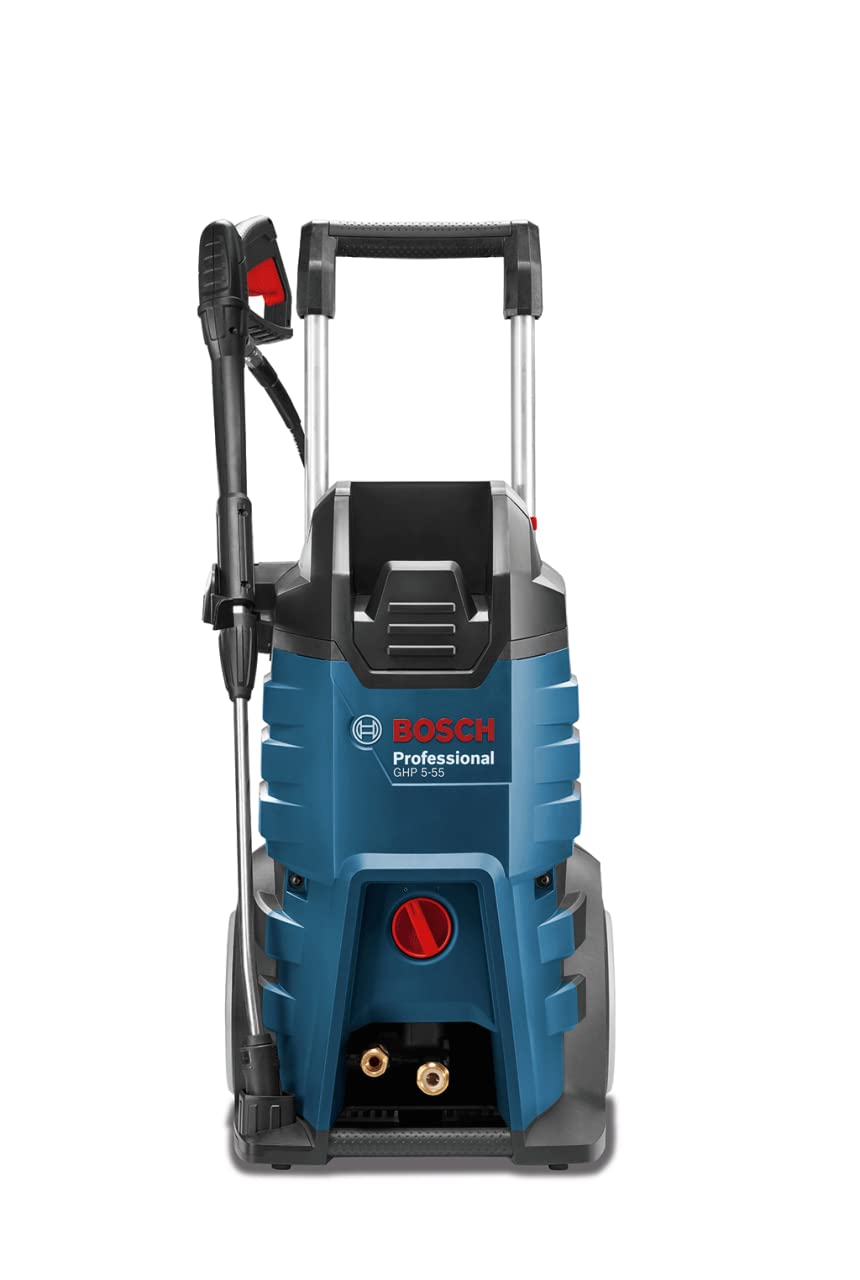 Bosch Professional GHP 5-55 - Hidrolimpiadora de alta presión (130 bares, 520 l/h, lanza 3 en 1)