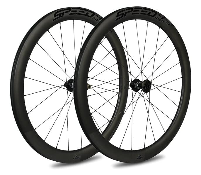 veltec Juego de Ruedas Speed 4.5 18 mm SR Disc Schimano 12 x 100/12 x 142, Adultos Unisex, Negro/Negro, 622-18