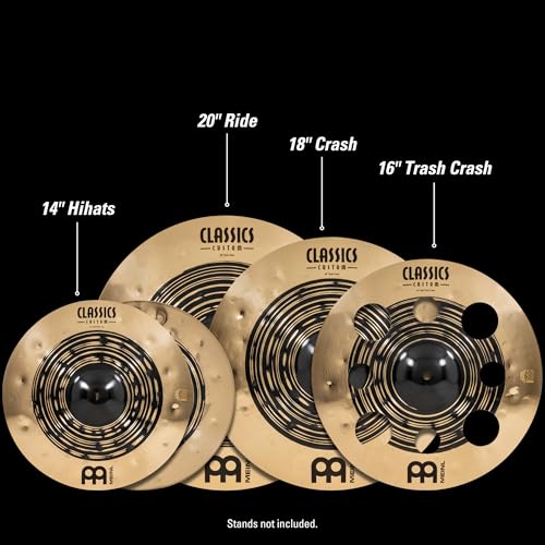 Meinl Classics Custom Dual Expanded Cymbal Set - Juego de Platillos (CCDU4680)