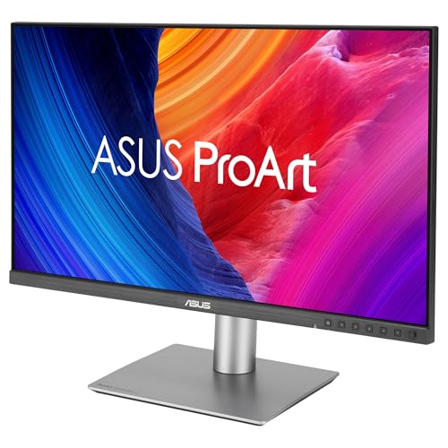 ASUS ProArt Display PA278CFRV - Monitor Profesional de 27", IPS, QHD (2560 x 1440), LuxPixel AGLR, 100Hz, USB-C PD 96W, VESA DisplayHDR 400 y MediaSync, Soporte ergonómico, Sostenibilidad ecológica