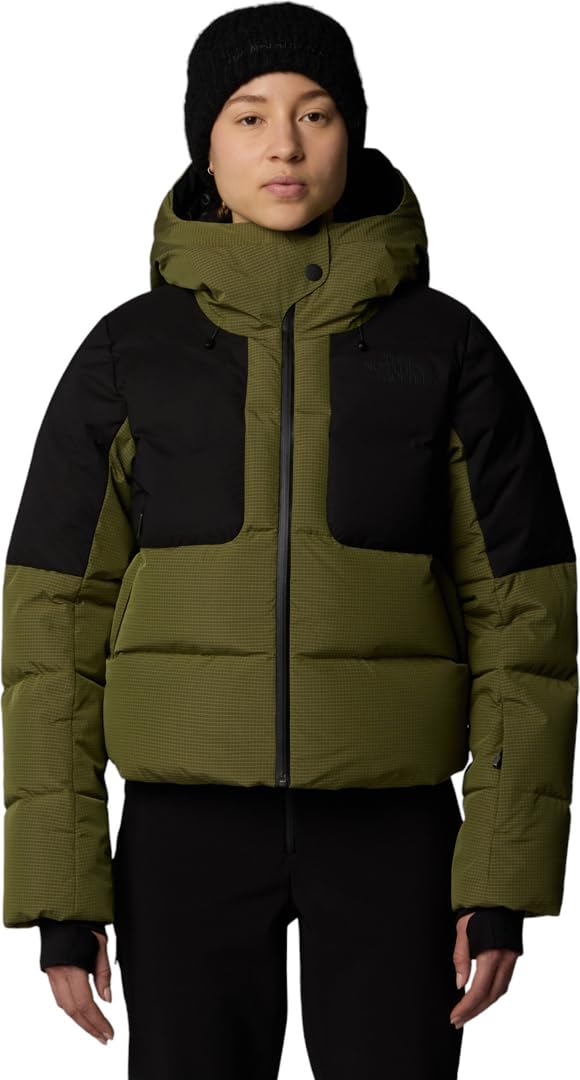 THE NORTH FACE Cold Spell Cropped Chaqueta de plumas para mujer Forest Olive S