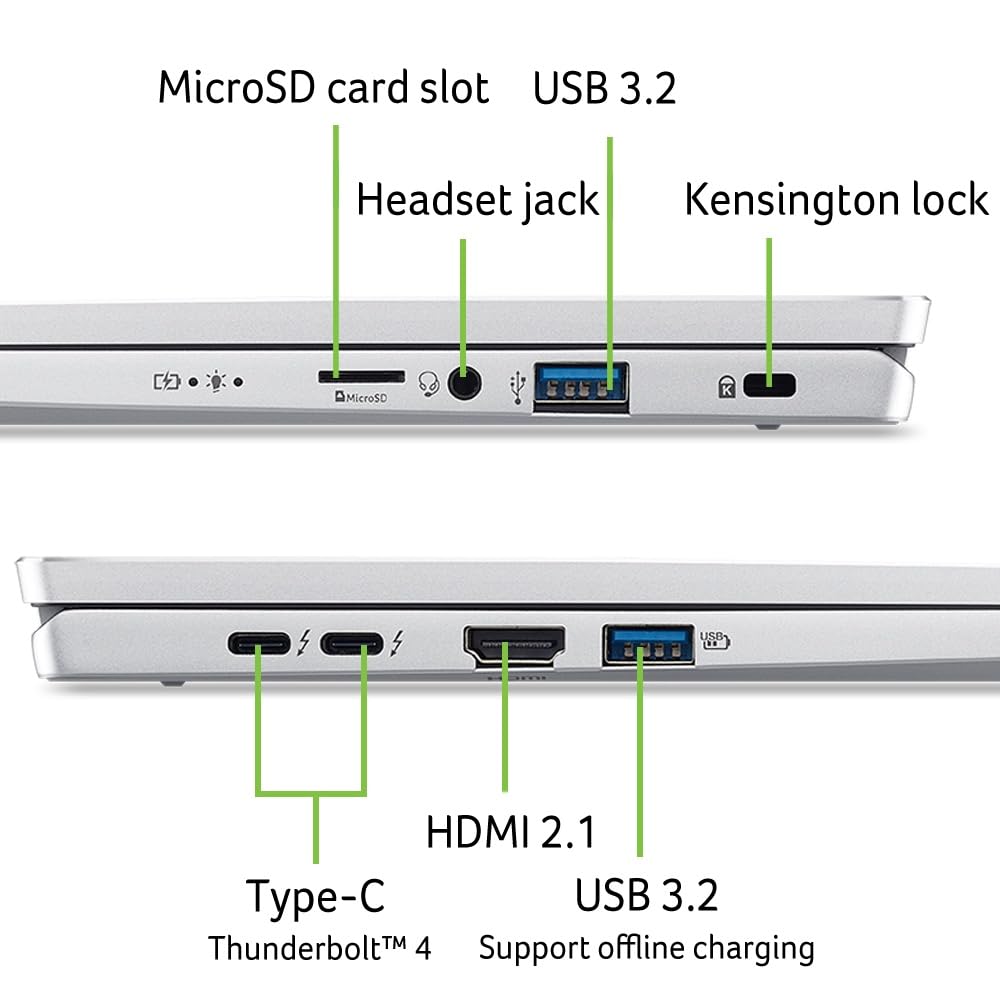 ACER Swift Go 16 OLED (SFG16-72-70AX) 16,0" 3,2K, OLED, 120Hz, Intel Core Ultra 7-155H, 16GB RAM, 1TB SSD, Windows 11