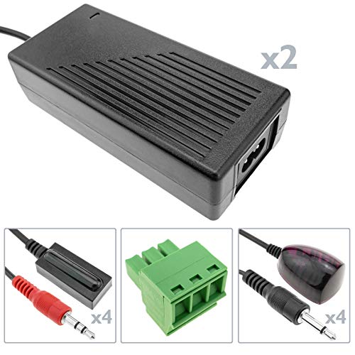 BeMatik - Extensor HDMI UltraHD 4K 2K FullHD 1080p Cat.5e Cat.6 HDBaseT HDBT 100m - Transmisor 4 Puertos (HB046)