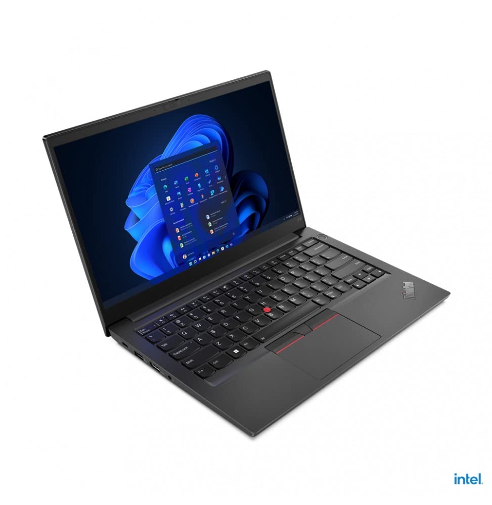 Lenovo Thinkpad E14 Gen 4 - Ordenador Portátil 14" FHD, (Intel Core i5-1235U, 16GB RAM, 512SSD, Integrated Integrated Intel Iris Xe Graphics, W11Pro), Black -Teclado QWERTY Español