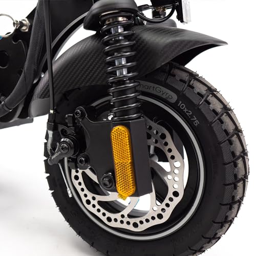 smartGyro Speedway - Patinete Eléctrico de 48V, 800W Pot. Máxima, Batería 13Ah, Autonomía 50 Km, Ruedas de 10 inches Dual Grip, Suspensiones, Triple Frenada, Certificado DGT, Segunda Generación