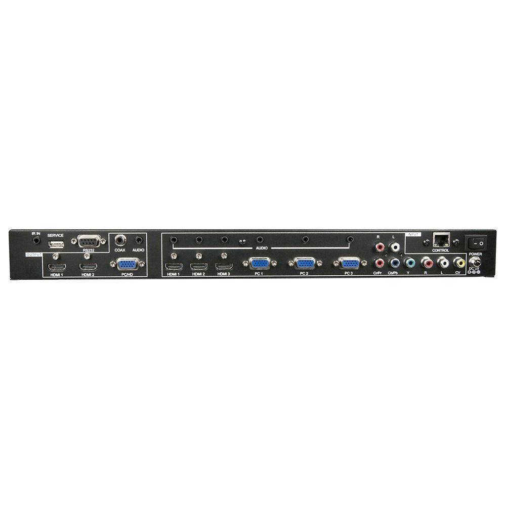 Lindy 38273 Switch con 8 entradas (HDMI, VGA, Componentes y Compuesto) a 3 Salidas (2 x HDMI y VGA/Component)