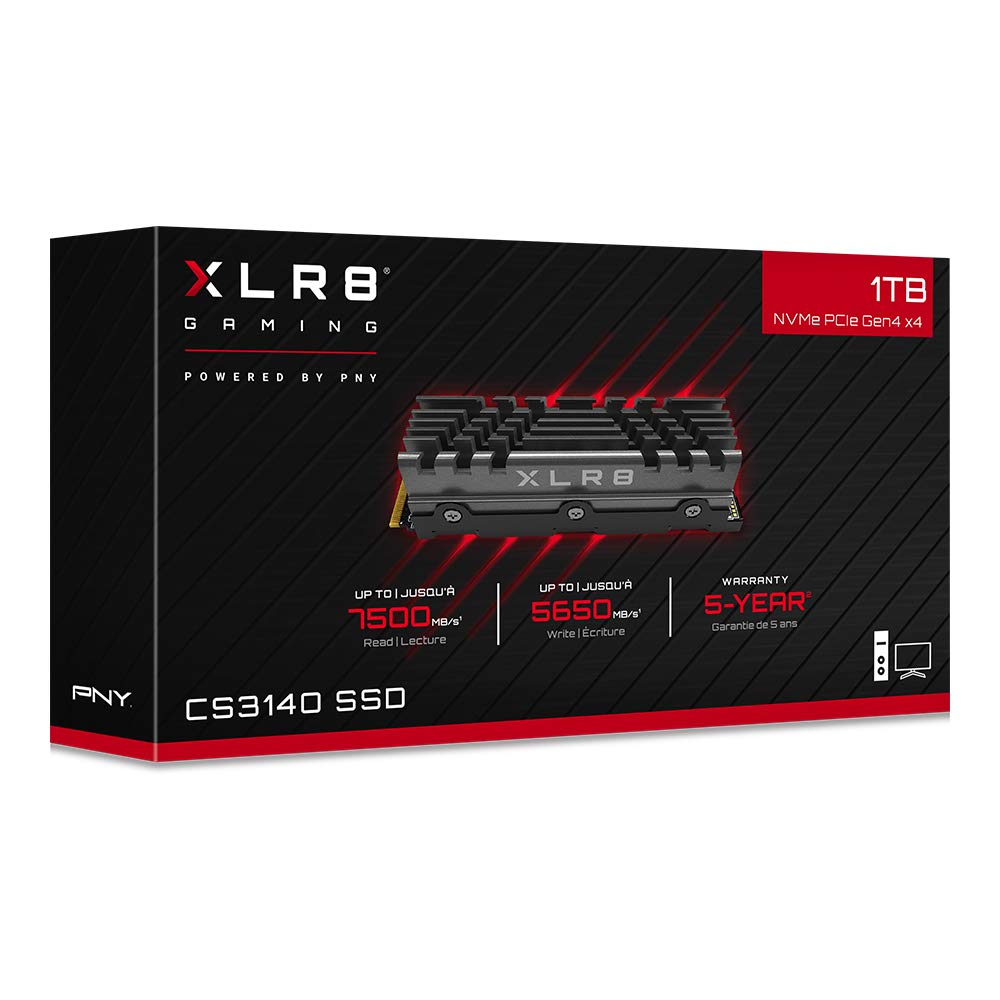 PNY XLR8 CS3030 Unidad de Estado sólido M.2 500 GB PCI Express 3D TLC NVMe - Disco Duro sólido (500 GB, M.2, 3500 MB/s), Negro