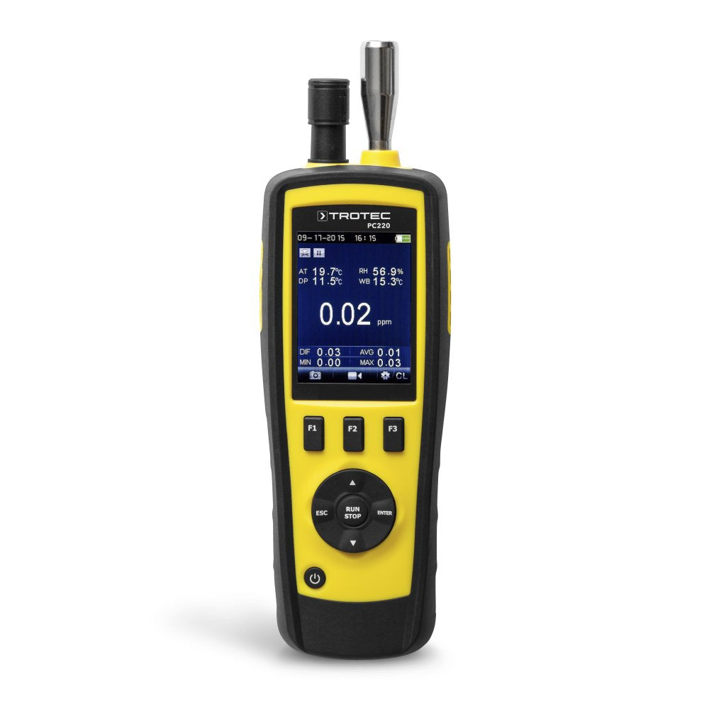 TROTEC Contador de partículas PC220 Incl. Certificado de calibración