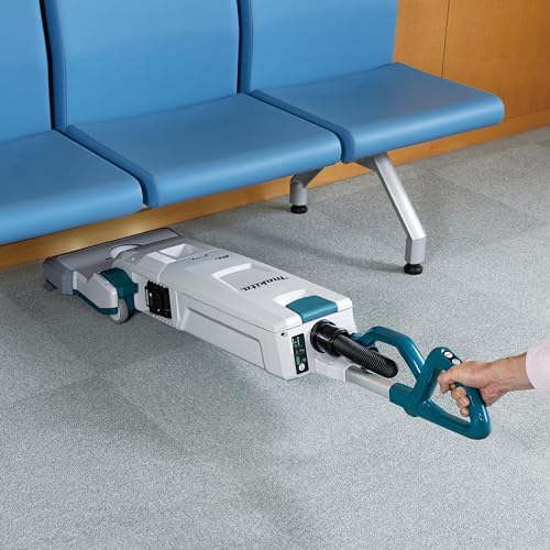 Makita VC010GZ Aspiradora Vertical sin escobillas, 3 Velocidades, Azul