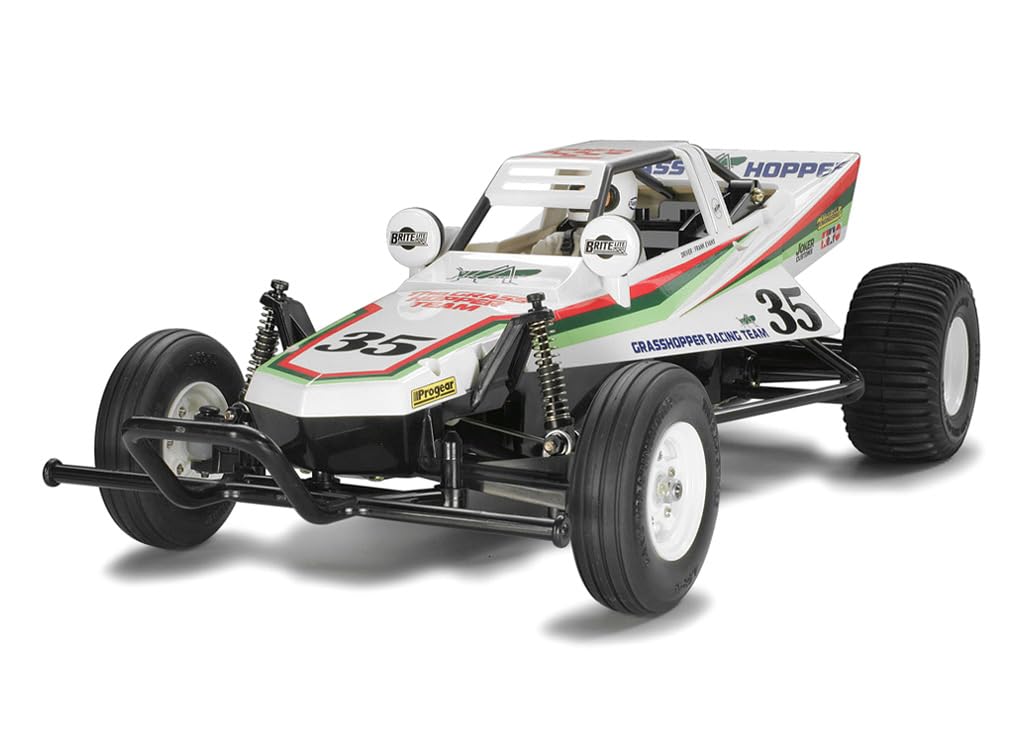 Tamiya-58346 58346 The Grasshopper 2005, Color Blanco, Large (TAM58346)