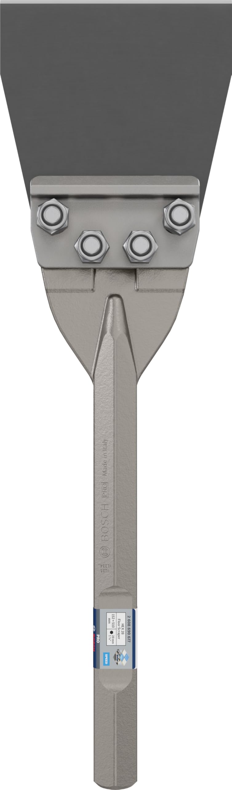 Bosch 1x Rascador de suelo PRO HEX 28 (para Baldosas, Alfombra, 510 x 152 mm, Professional Accesorios Martillos)