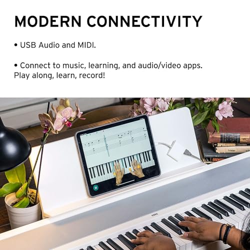 B2 Digital Piano White Bundle: Instrument