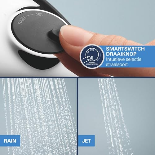 GROHE Precision Vitalio Start 250 Sistema de ducha (caja de instalación universal, set de ducha mural, teleducha), Cromo 34883000