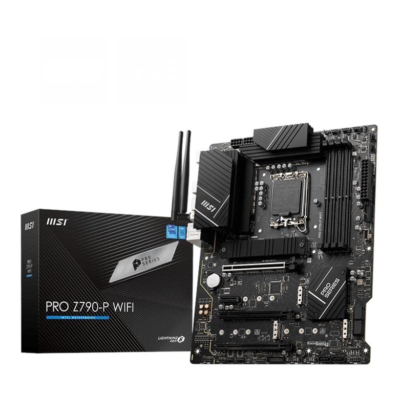 Placa Base ATX LGA1700 Pro Z790-P WiFi, Soporte DDR5, Ideal para Gaming y productividad Avanzada.