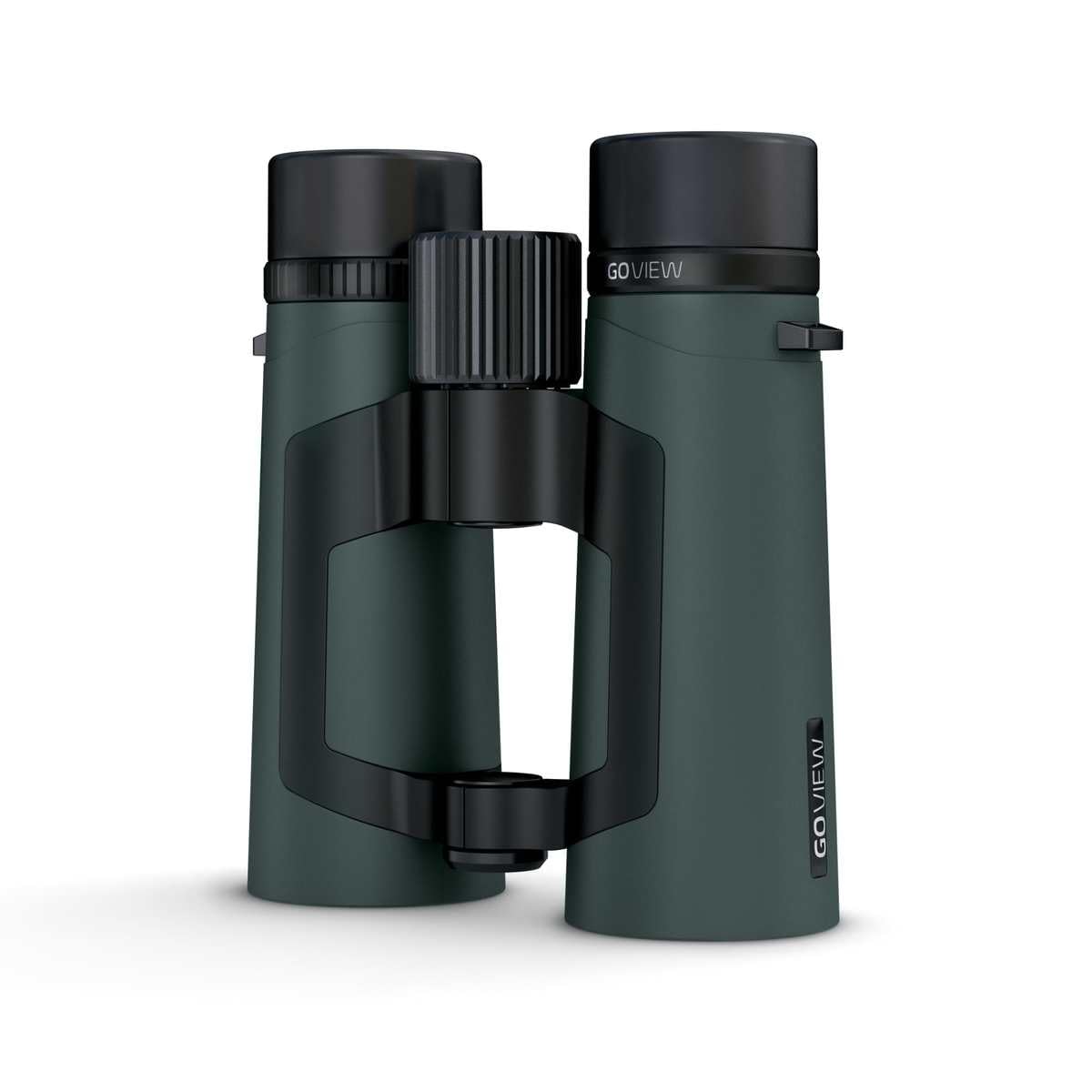 GoView ZOOMR 10x42 prismáticos para Actividades al Aire Libre, Naturaleza, observación de Vida Salvaje, Viajes (Zoom de 10 aumentos, Gran Campo de visión, Incluye Set de Accesorios) Oak Verde