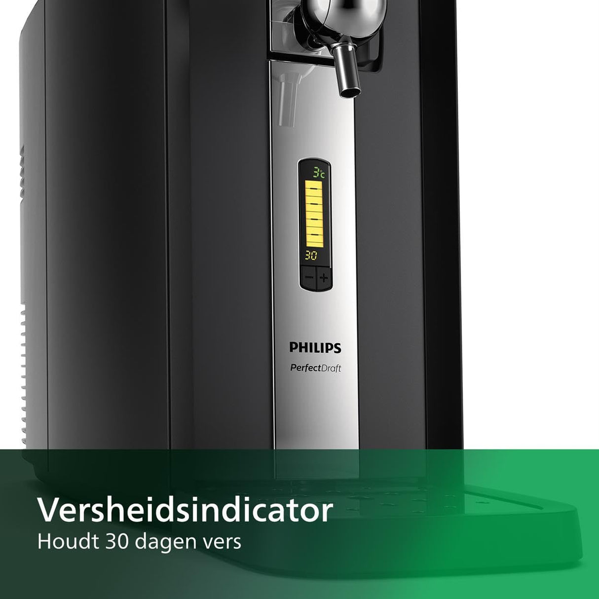 Philips PerfectDraft (HD3720/25) 70 W - Grifo de cerveza - sistema de barril de cerveza doméstico con pantalla LCD, barril de 6 L