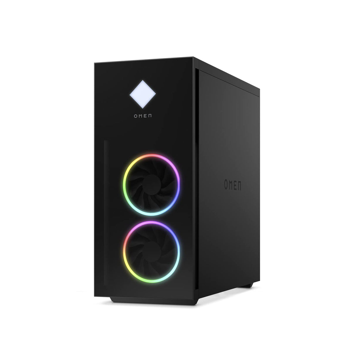 OMEN Gaming PC | AMD Ryzen 7 5800X | 16GB DDR4 RAM | 512GB SSD + 1TB HDD | NVIDIA GeForce RTX 3070 | Windows 11 Home | Black | Side Window | RGB Fan