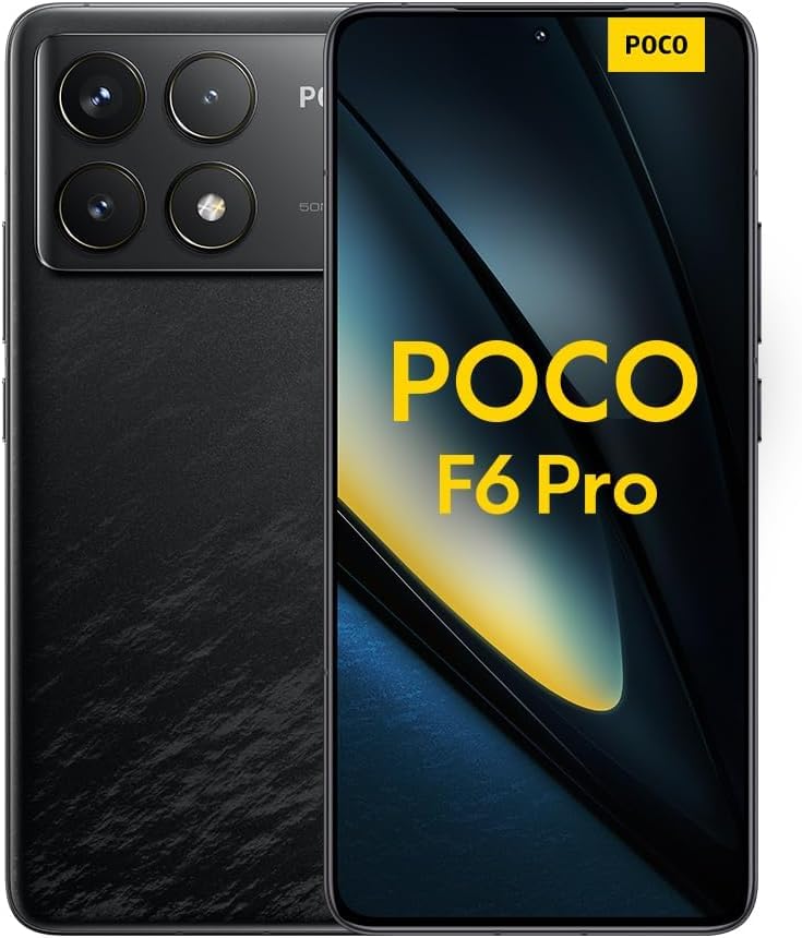 Xiaomi POCO F6 Pro 6.67" AMOLED Pantalla Snapdragon® 8 Gen 2 12 GB + 512 GB, carga de 120 W, 5000 mAh, negro