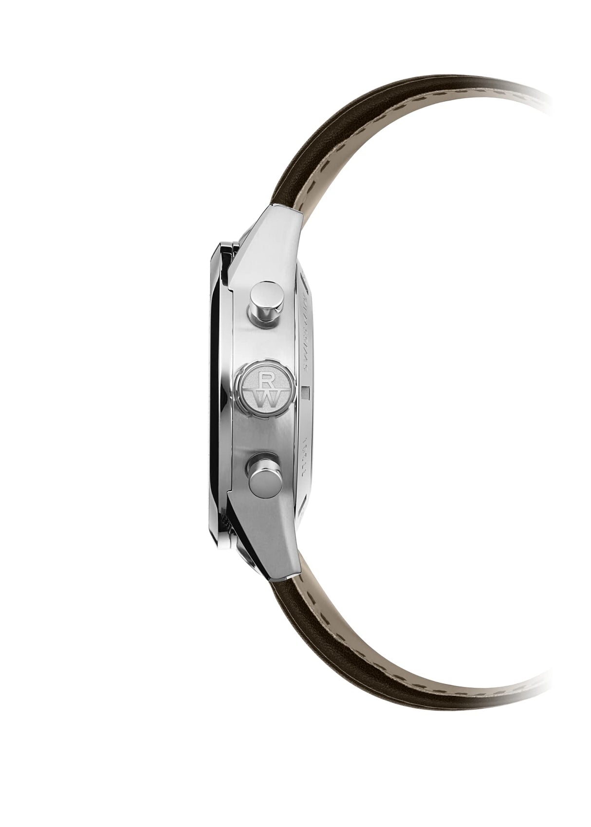 Raymond Weil Reloj Freelancer, 7732 -STC-65201, Redondo, cronógrafo mecánico con Cuerda automática y función de día y Fecha para Hombre Plateado Caja de 42 mm