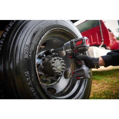 Ingersoll-Rand W8591-K2-EU Llave de Impacto Inalámbrica de 1" y 20V, Kit con 2 Baterías, 2710 Nm, Enclavija de 6" y Anillo de Fricción con Orificio Pasante