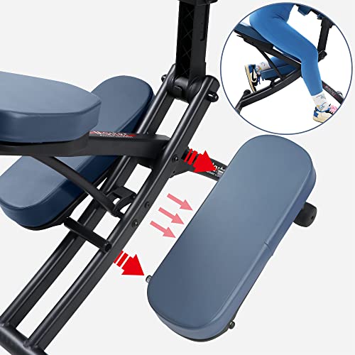 MASTER MASSAGE EQUIPMENT 10114A 10114A - Silla de Masaje Plegable (Aluminio, Ajustable, Ligera, con maletín de Transporte), Color Azul