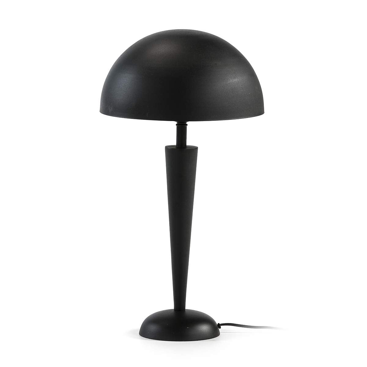 LAMPARA SOBREMESA 30X15X59 METAL NEGRO/DORADO