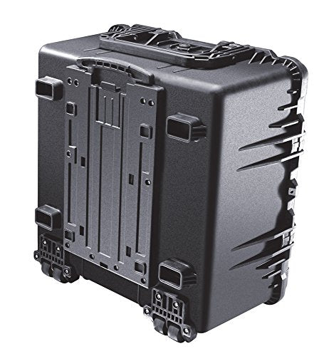 PELI 1640 Maleta de Transporte técnico con Ruedas robustas y asa Extensible para cámaras y Drones, IP67 estanca e Impermeable al Polvo, 130L de Capacidad, Fabricada en EE.UU., sin Espuma, Color Negro