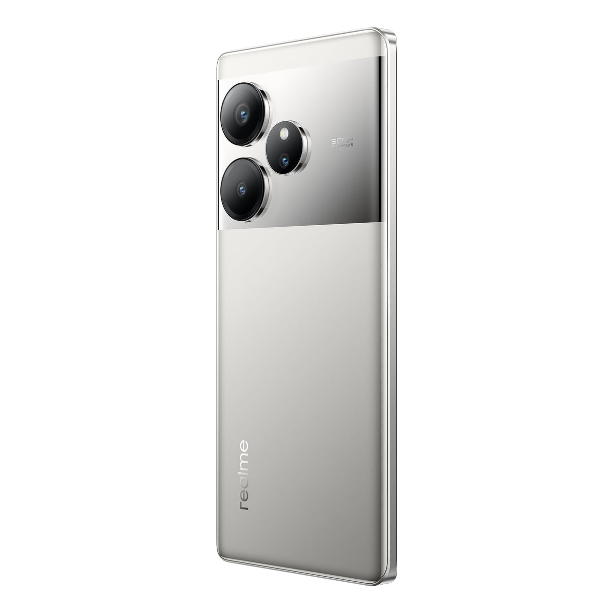 realme GT 6 5G Teléfono Móvil 12+256 GB,Procesador Snapdragon® 8s de 3.ªgeneración,Pantalla ultrabrillante de 6000 nits,Cámara Sony LYT-808 con OIS,Carga SUPERVOOC de 120 W,Plata, sin Adaptador