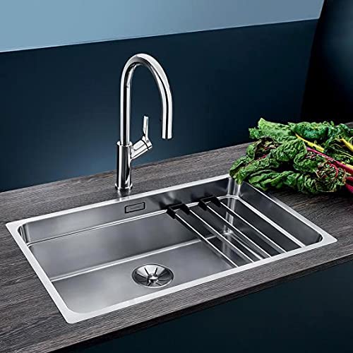 Blanco 524272 Fregadero de cocina de acero inoxidable, 80 cm Unterschrank