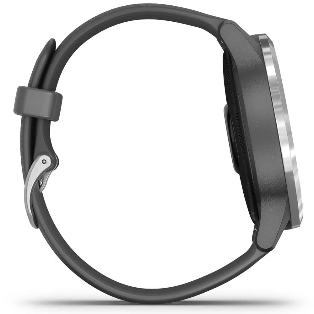 GARMIN Vivoactive 4 Reloj Inteligente con GPS y Funciones de Control de la Salud Durante Todo el Día, Adultos Unisex, Gris, Medium
